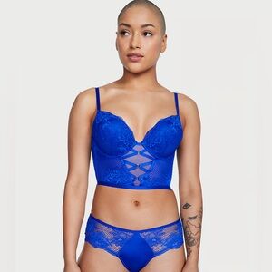 Victoria’s Secret Brand New Blue Bombshell Bra Corset